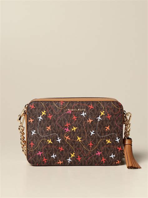 michael kors airplane purse|Michael Kors bag with airplanes.